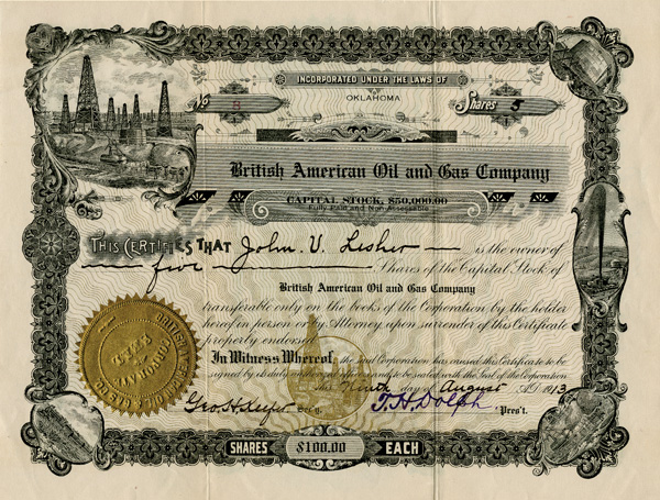 British American Oil and Gas Co.